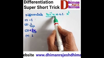 Differentiation Trick, Derivative Using Shortcuts , Derivative For Nda Exam, Airforce   #shorts
