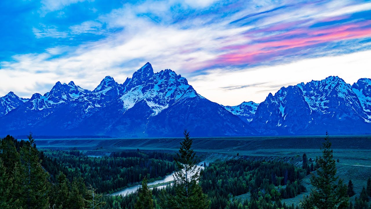 Ansel Adams Snake River Overlook Timelapse