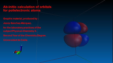 Copper Atom Orbitals. Performed using ab-initio method: Density Functional Theory (DFT).  #Atoms