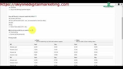 Lecture 10   Making money with Amazon Video direct   Choosing The Price And Monetization