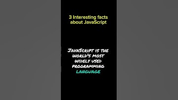 3 most interesting facts about JavaScript #ai #tech #javascript #coding #facts #shorts