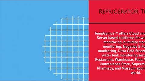 Best Refrigerator Temperature Monitoring in TempGenius