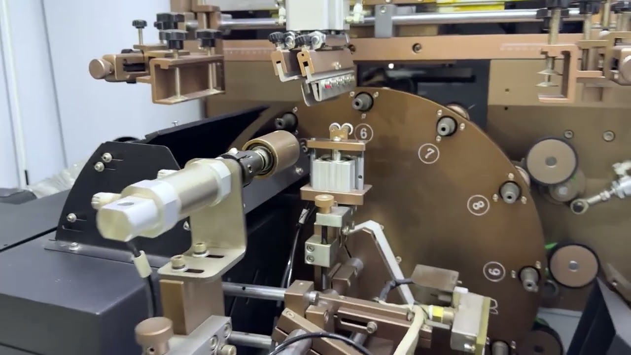 Fully automatic monochrome rotary screen printing machine