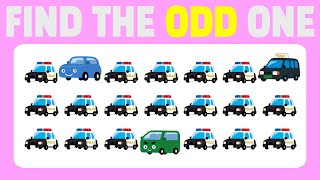 【Easy, Medium, Hard Levels】How Good Are Your Eyes? Emoji Edition 😀😍😊 Find the ODD emoji out  #9