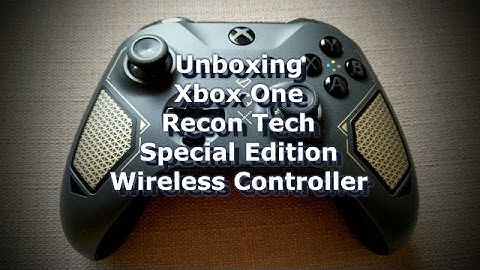 Unboxing - Xbox One Recon Tech Special Edition Controller