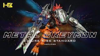 Figure Rise Standard | Metalgreymon Amplified | Vaccine | Model Kit | フィギュアライズスタンダードメタルグレイモンアンプリファイド