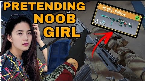 PRETENDING TO BE A NOOB GIRL THEN POPPING OFF WITH A LEGENDARY DLQ (HILARIOUS)
