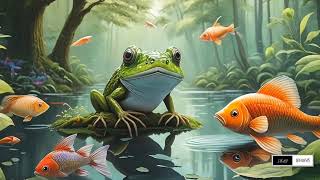 Clever Frog and two fishes story