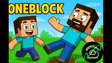 Minecraft ONEBLOCK Challenge! Dad vs Kid Survival 🌍 | Who Falls First?!