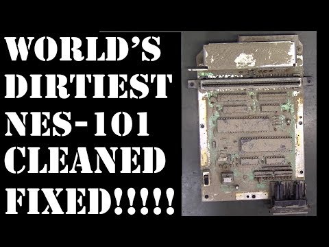 World's dirtiest NES-101 top loader fixed and restored Nintendo