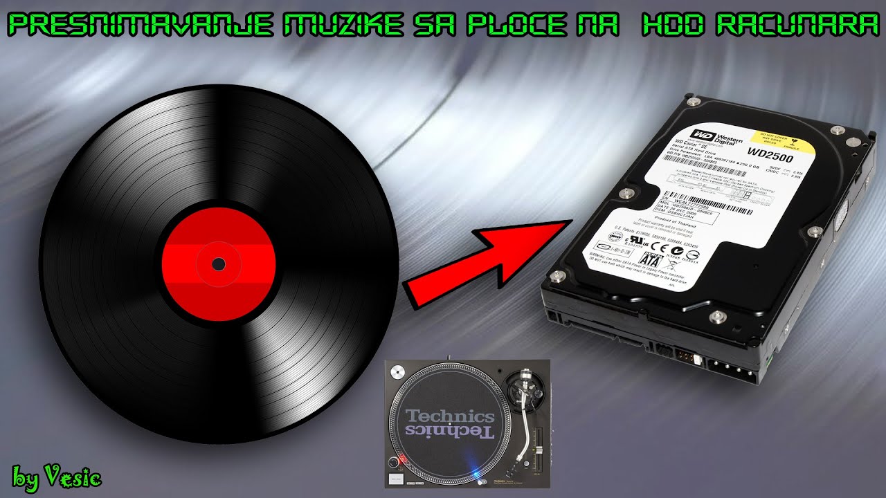 Kako presnimiti pesmu sa ploce na racunar
