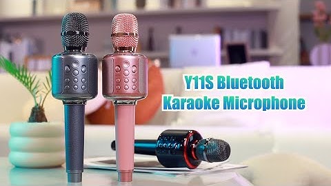 Promotional Video | Y11S Bluetooth Karaoke Microphone | Duet Mode  | Buit-in Speaker 🌟🌟🌟