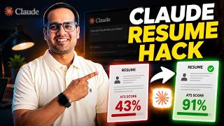 Claude AI for JOB Application : Make an ATS Resume ( Recruiter First Format, Free)