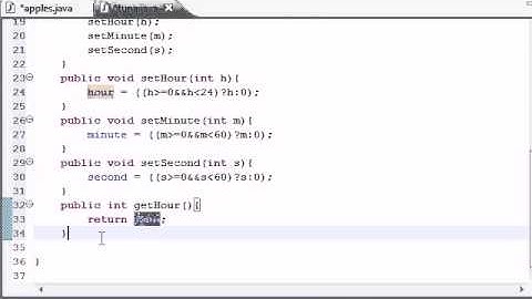 Java Programming Tutorial   40   Set and Get Methods