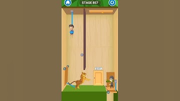rescue cut rope puzzle stage 857| rescue cut rope puzzle game for android and iOS #shorts