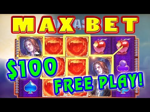 HOW MUCH DID I PROFIT? ★ $100 IN FREE PLAY ★ MAX BET BONUSES ➜ VAMPIRES EMBRACE