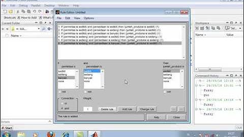 Kombinasi ToolBox Fuzzy Dengan GUI Matlab