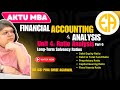 #5 Ratio Analysis | Solvency Ratios | AKTU MBA Financial Accounting and Analysis