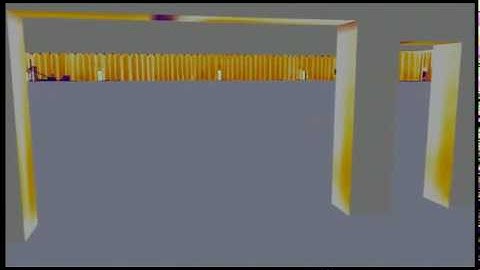 Infrared 3D Tour of a Concrete Block Wall Scan IR