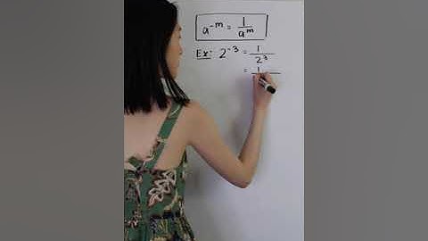EXPONENT RULES - NEGATIVE EXPONENTS #shorts #math #maths #mathematics