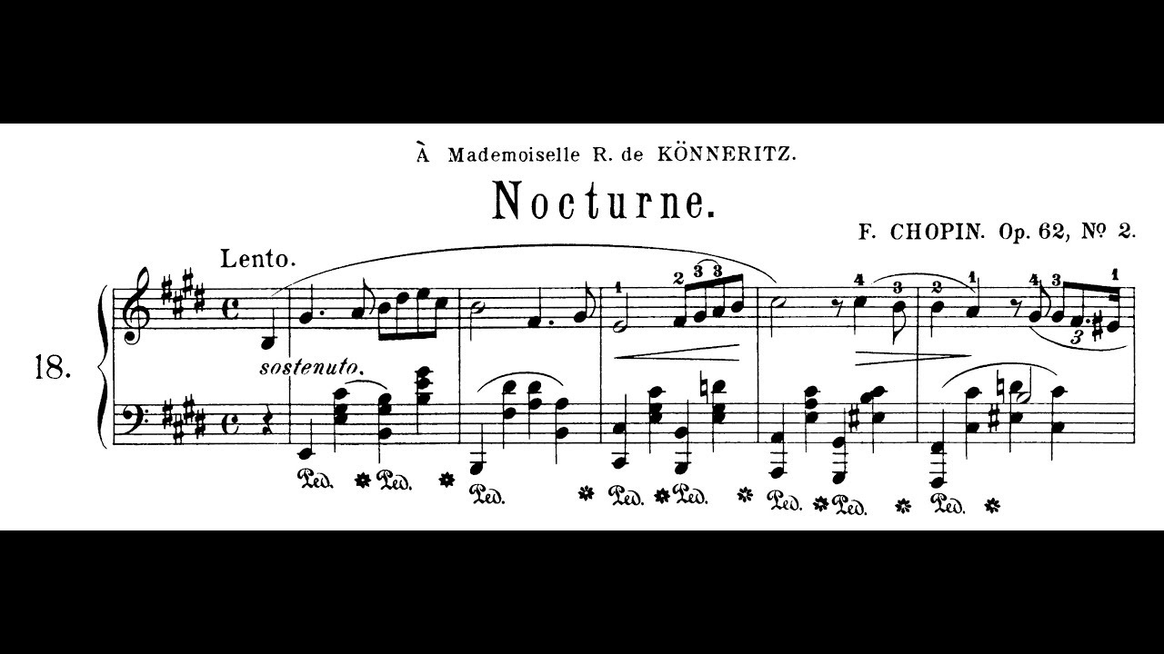 Chopin Nocturne Op 62 No 2 In E Major Moravec Youtube