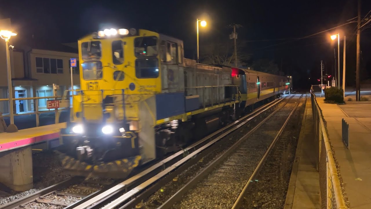 LIRR laser train at East Williston YouTube
