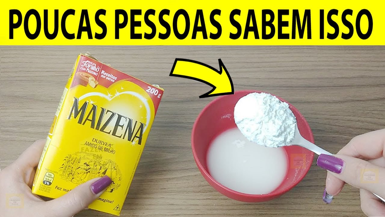 10 Usos da MAIZENA Que Você Não Conhecia - YouTube