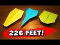 How To Make 5 EASY Paper Airplanes that FLY FAR