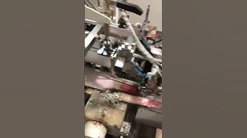 wine box crash lock bottom folder gluer #foldergluer #machine