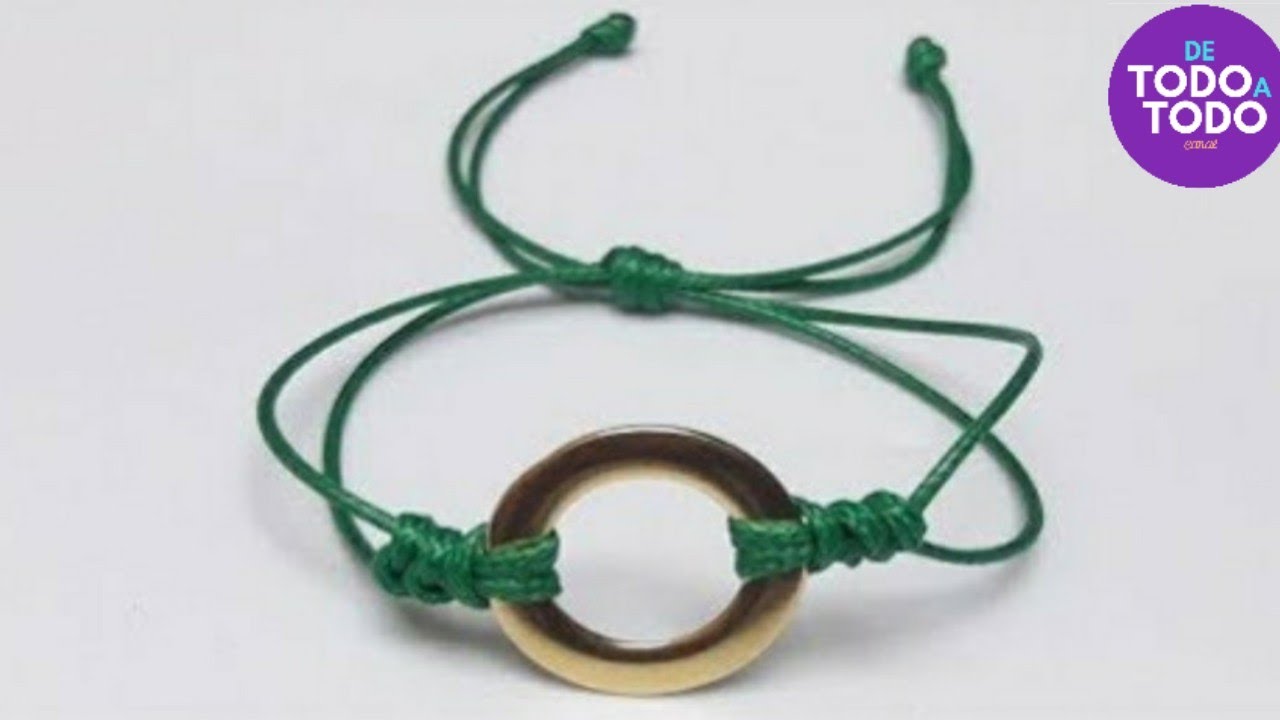 Pulsera aro. Pulsera de la amistad. Cómo hacer una pulsera fácil y sencilla? DIY manualidades raudales