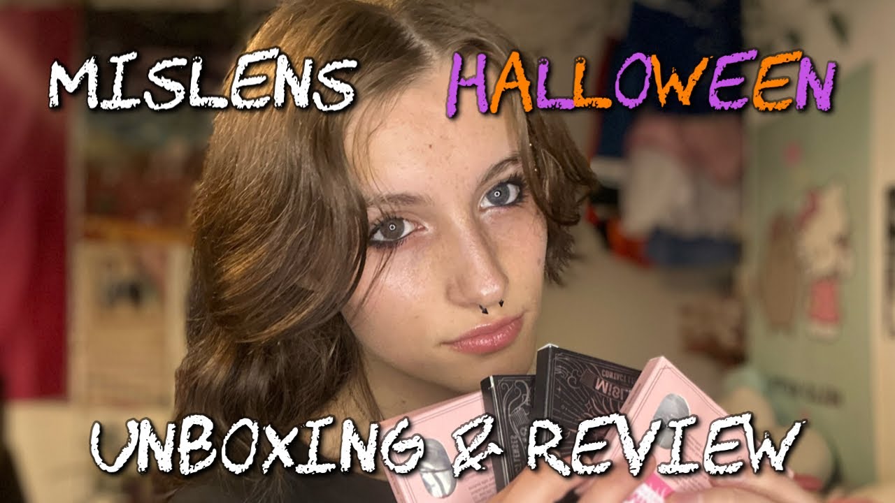 Mislens halloween unboxing & review !!