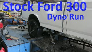 Stock 1988 Ford 300 (4.9L) Dyno Pull