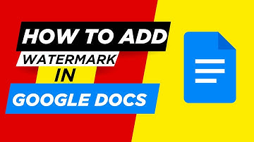 🔥 HOW TO ADD WATERMARK IN GOOGLE DOCS | Insert & Customize Watermarks Easily! 💧(Full Guide)