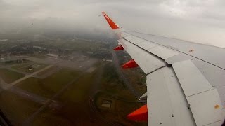 Takeoff from Berlin Schönefeld (easyJet Airbus A320 Sharklets)