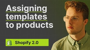 Assigning Product Templates in Shopify