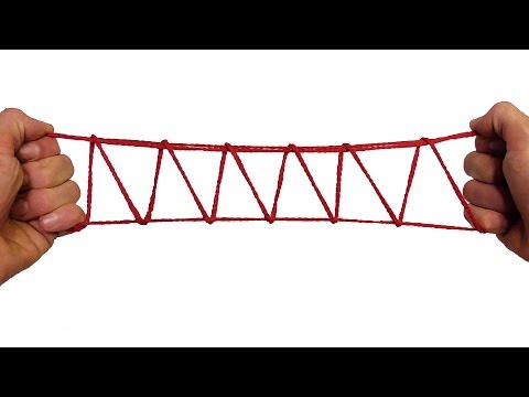 String Tricks. How To Make The 6 Mountain String Figure