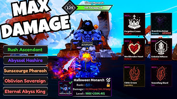 Arise Crossover - How To Get Max DPS Monarch Island Update