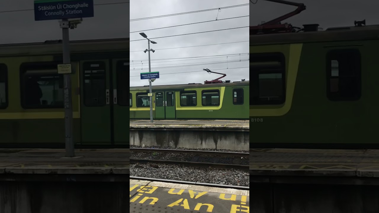 Dart train at Connolly station