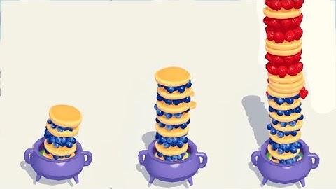 Pancake run | All levels gameplay android, IOS