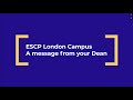 ESCP London Campus: An Update on Campus Reopening from our Dean, Prof. Simon Mercado (June 2021)