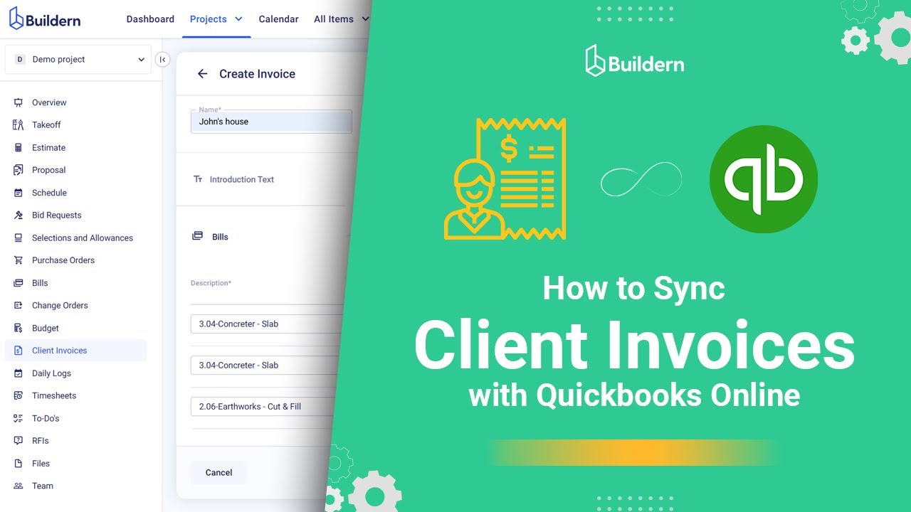 How to Sync Client Invoices with Quickbooks Online - YouTube