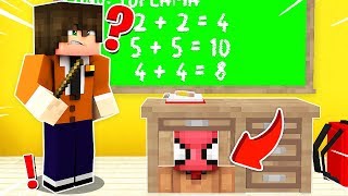 FAKİR SINIFTA ÖĞRETMENDEN SAKLANDI! 😱 - Minecraft