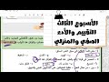 Third Weekly Evaluation 2026 For The Second Secondary Grade Classroom And Home Performance Arab