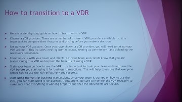 A Guide to Transitioning to a Virtual Data Room