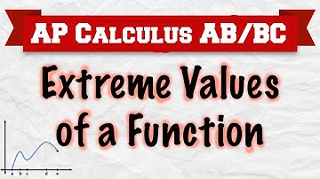 Calc by the Book: 4.1 Extreme Values of a Function