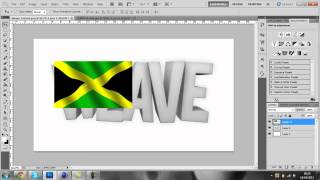 Tutorial - How to put flags into 3D Text - WeaveGFX