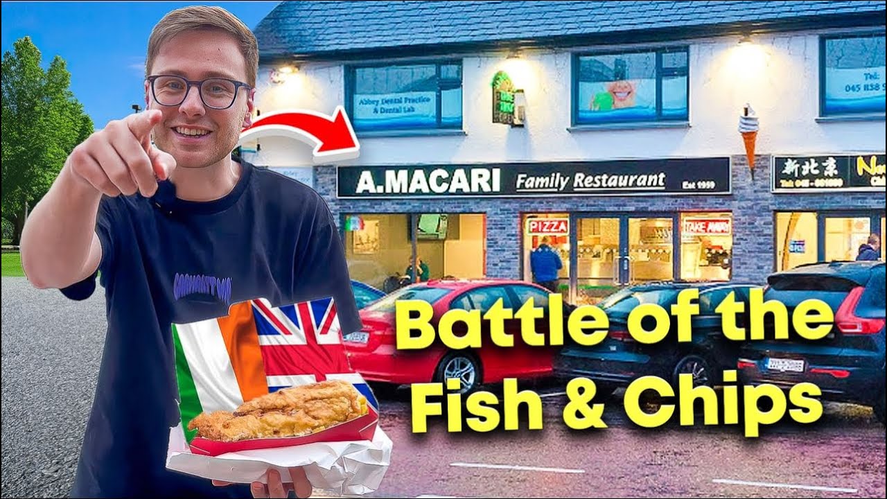 UK Vs IRELAND Who Has The Better FISH & CHIPS??