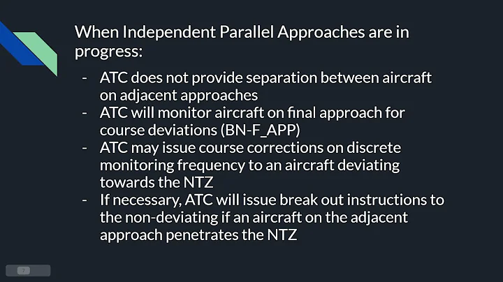 PARALLEL RUNWAY OPERATIONS