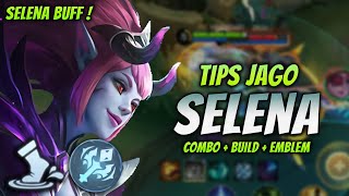 CARA MAIN SELENA BUFF ! BUILD & EMBLEM SELENA TERBARU 2024 ! | SELENA ROAMER GAMEPLAY