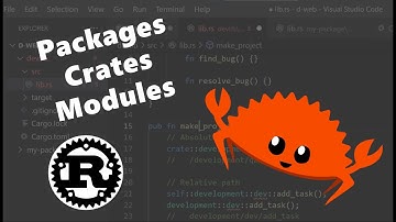Packages, crates, modules. Язык Rust
